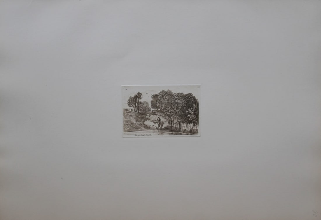 John Sell Cotman - Felbrigg Heath, Norfolk from Liber Studiorum 1838 (1 of 1)
