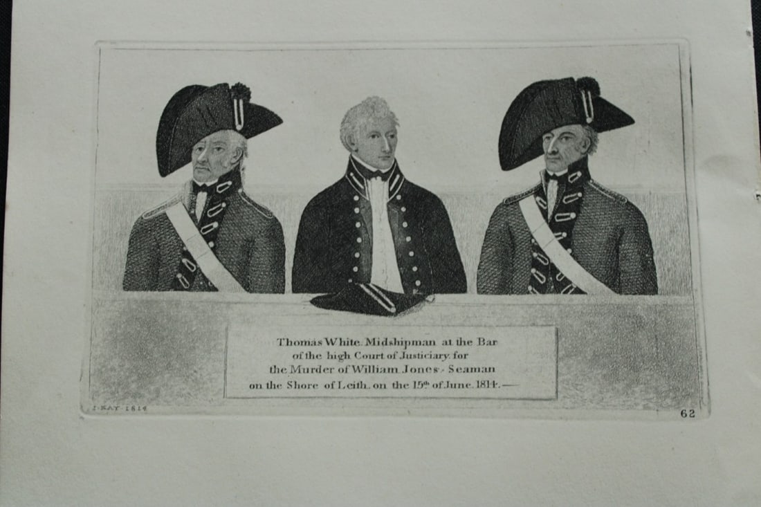 John Kay - 2 etchings of Scottish characters 1877: These engravings are from A Series of Original Portraits and Caricature Etchings by John Kay. Published by Adam and Charles Black, Edinburgh, 1877. Kay was a caricaturist, engraver and miniature paint