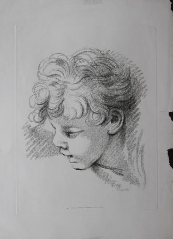 F Bartolozzi and GB Cipriani - Original engraving 1796 (1 of 2)