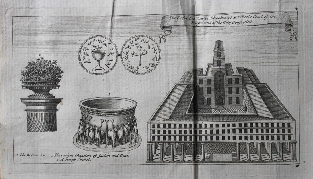 Flavius Josephus - Large engraving of the Destruction of Jerusalem 1796 (1 of 6)