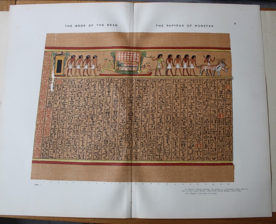 Papyrus of Hunefer from the Book of the Dead 1899 (1 of 2)