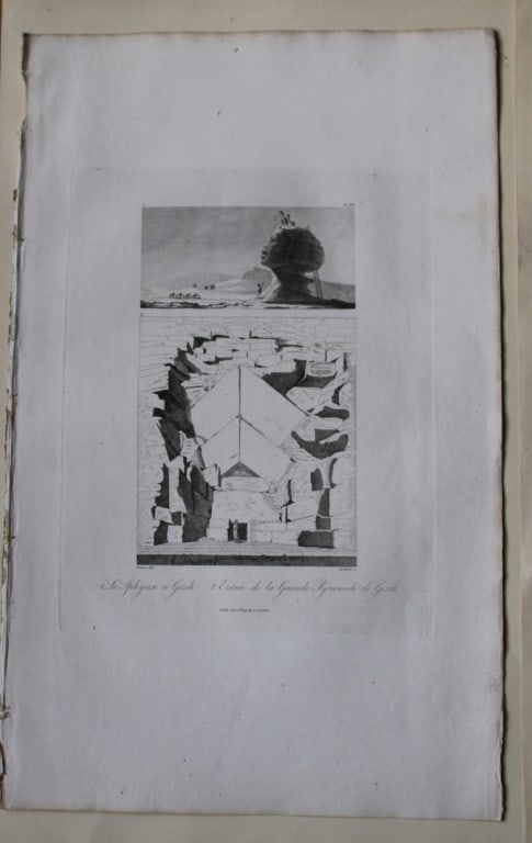 Le Sphynx a Gizeh by Vivant Denon 1807 (1 of 2)