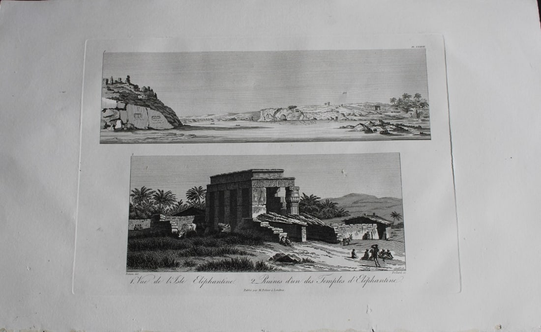 Temple d'Elephantine by Vivant Denon 1807 (1 of 2)
