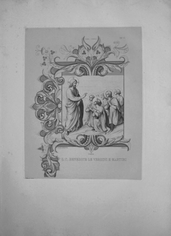 Beato Angelico - 3 engravings in the convent of San Marco, Florence 1853 (1 of 3)