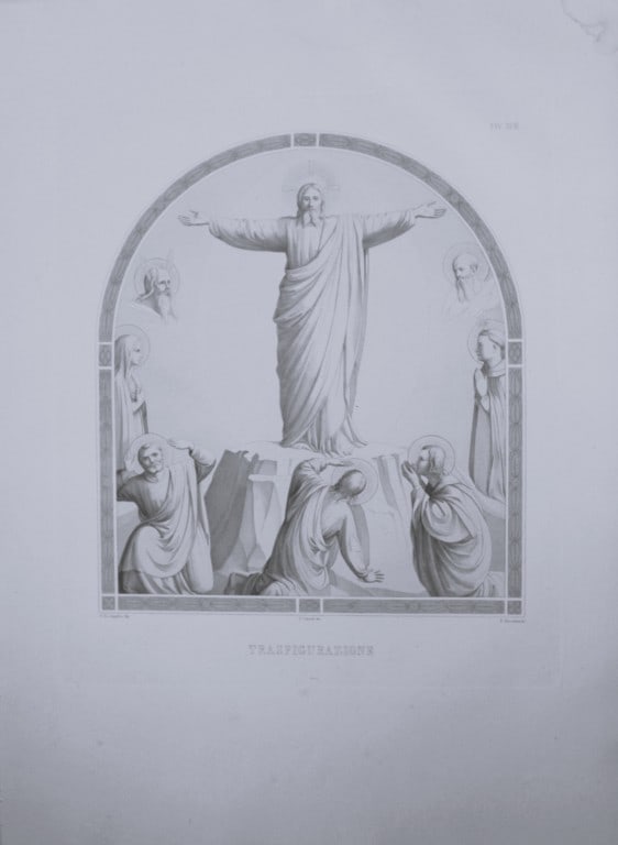 Beato Angelico - 3 engravings in the convent of San Marco, Florence 1853: These engravings are from San Marco, Convento dei Padri Predicatori in Firenze, illustrato e inciso principalmente nei dipinti del B. Giovanni Angelico, con la Vita dello stesso pittore, e un sunto st