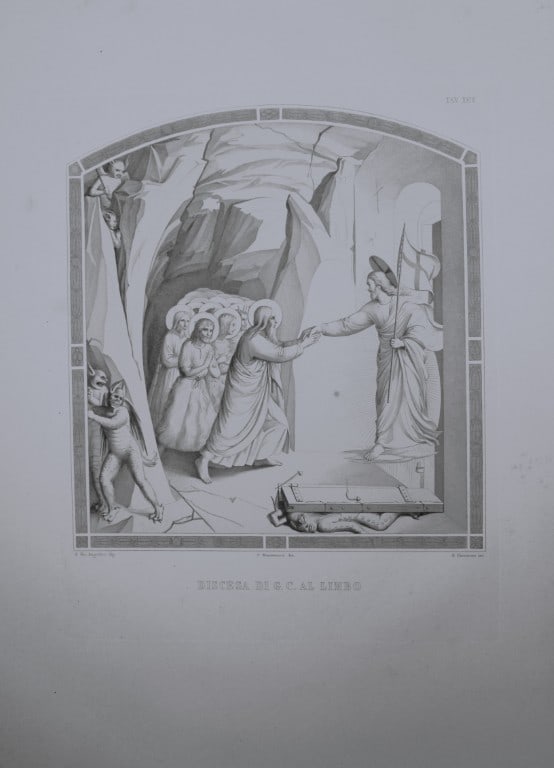 Beato Angelico - 3 engravings in the convent of San Marco, Florence 1853 (1 of 3)