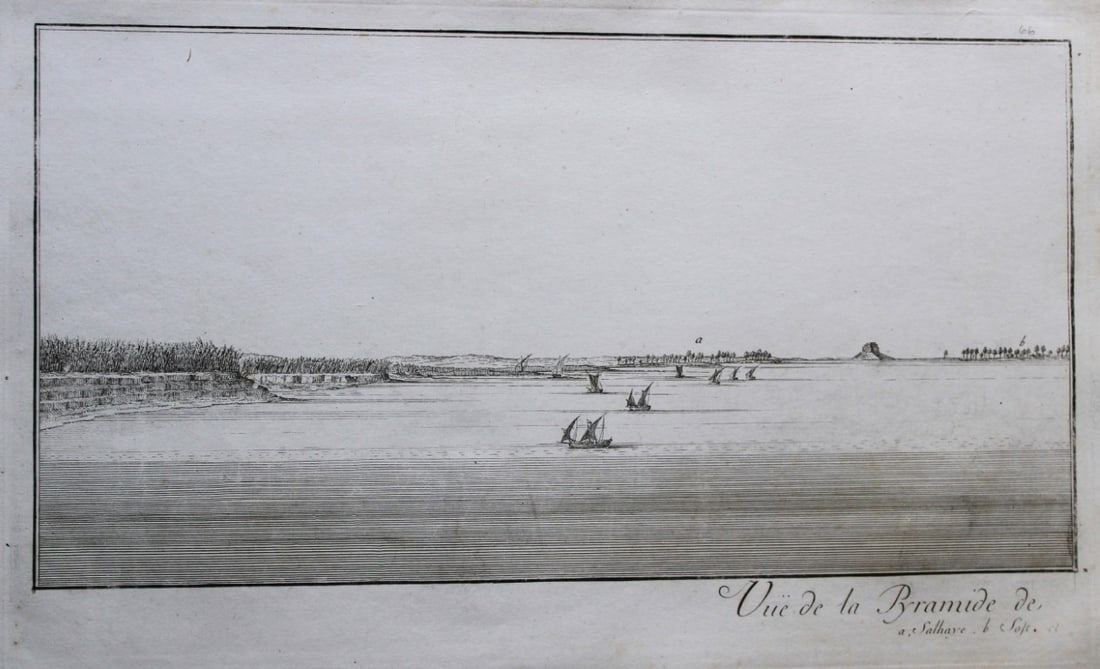 View of Pyramid at Salhaye by Capt. FL Norden 1792 (1 of 3)