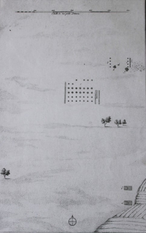 Plan of statues at Memnon by FL Norden 1792 (1 of 3)