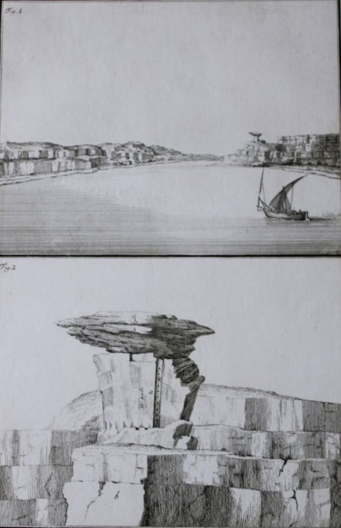 Tschabel Esselsele & mountains by FL Norden 1792 (1 of 2)