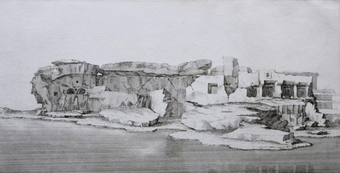 Caves at Tschabel Esselsele by FL Norden 1792 (1 of 3)