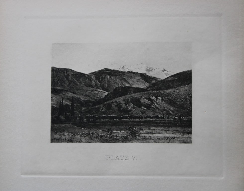 John Fulleylove 1897 - Etching of Delphi (1 of 2)