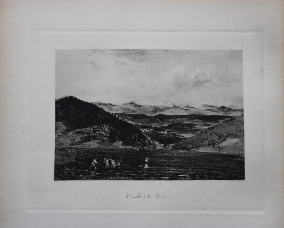 John Fulleylove 1897 - Etching of Erymanthus (1 of 2)