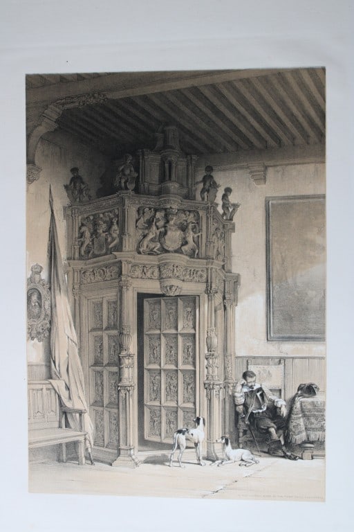 Haghe & Day - Lithograph of Town Hall, Oudenarde, Belgium 1840 (1 of 1)