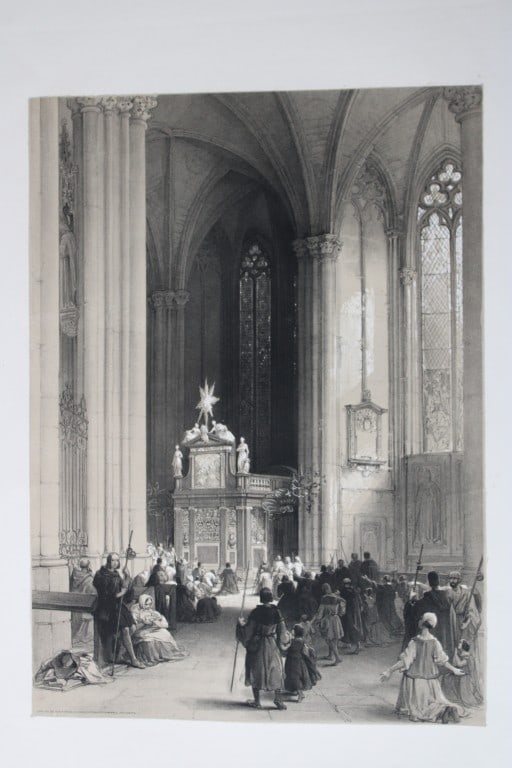 Haghe & Day - Lithograph of Shrine of the Three Kings in the Cathedral, Cologne 1840 (1 of 1)