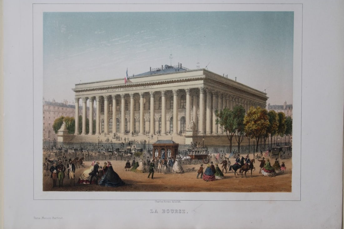 Charles Riviere - La Bourse, Paris 1855 (1 of 1)