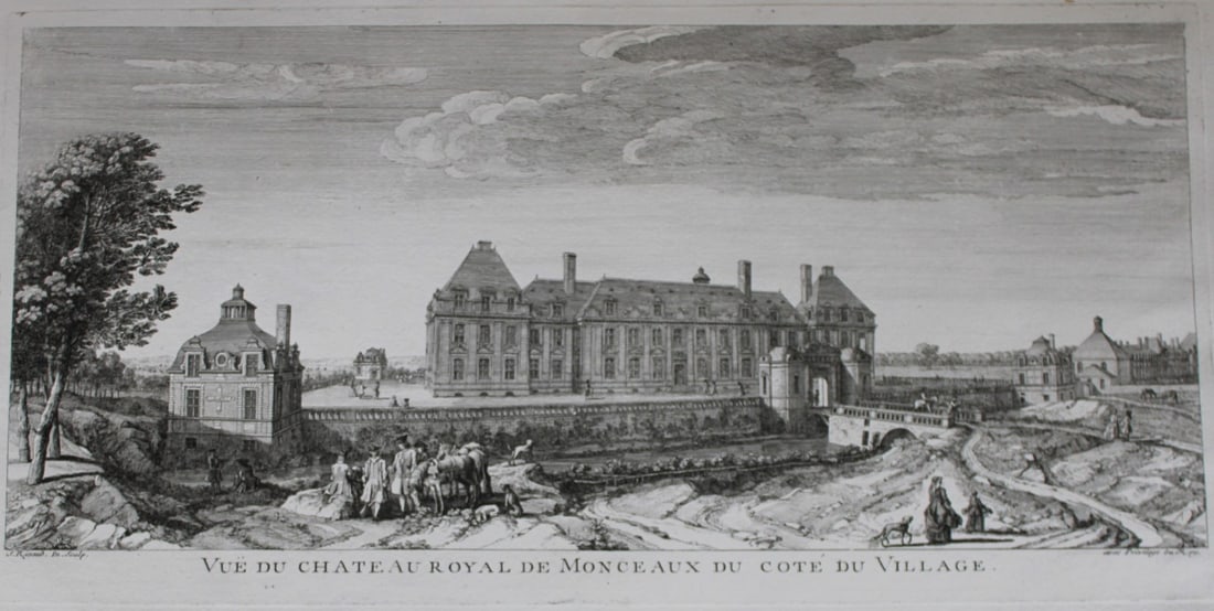 Jacques Rigaud - Chateau Royal de Monceaux 1730 (1 of 2)
