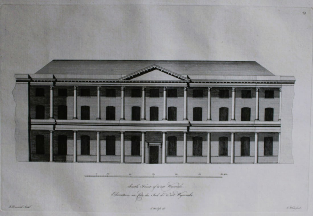 Vitruvius Britannicus 1771 - Pl 49 West Wycombe, Buckinghamshire (1 of 2)