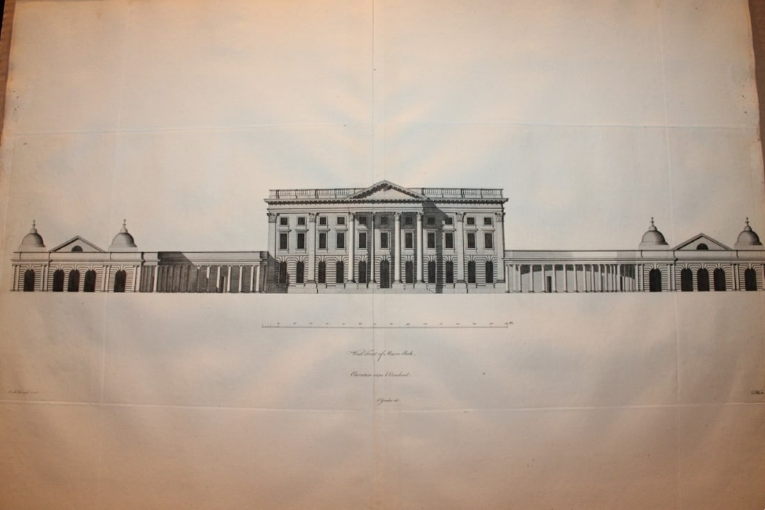 Vitruvius Britannicus 1771 - Pl 52 Moor Park, Hertfordshire (1 of 3)