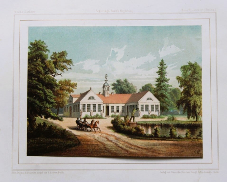 Alexander Duncker - Lithograph of Redekin 1857 (1 of 3)