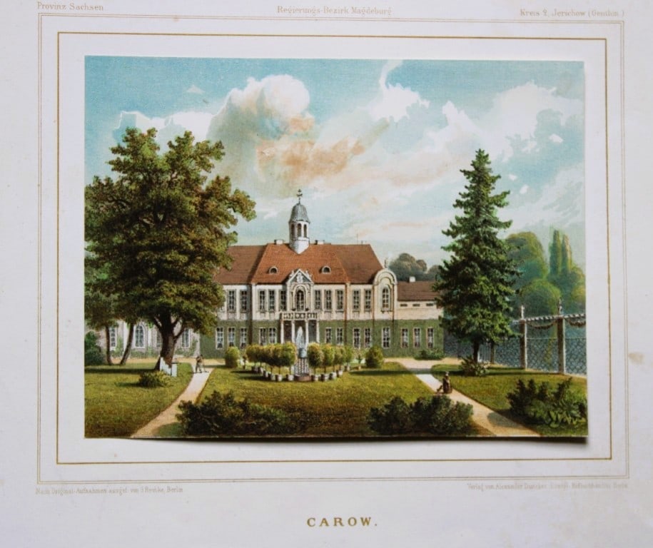 Alexander Duncker - Lithograph of Carow 1857 (1 of 3)