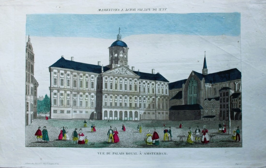 Vue d'Optique - Royal Palace at Amsterdam 1765 (1 of 2)