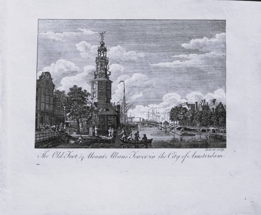 Bankes - The Old Fort in Amsterdam engraving 1790 (1 of 2)