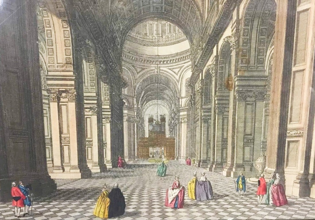 Giovanni Panini - Interior of St Peter's, Rome 1794 (1 of 2)
