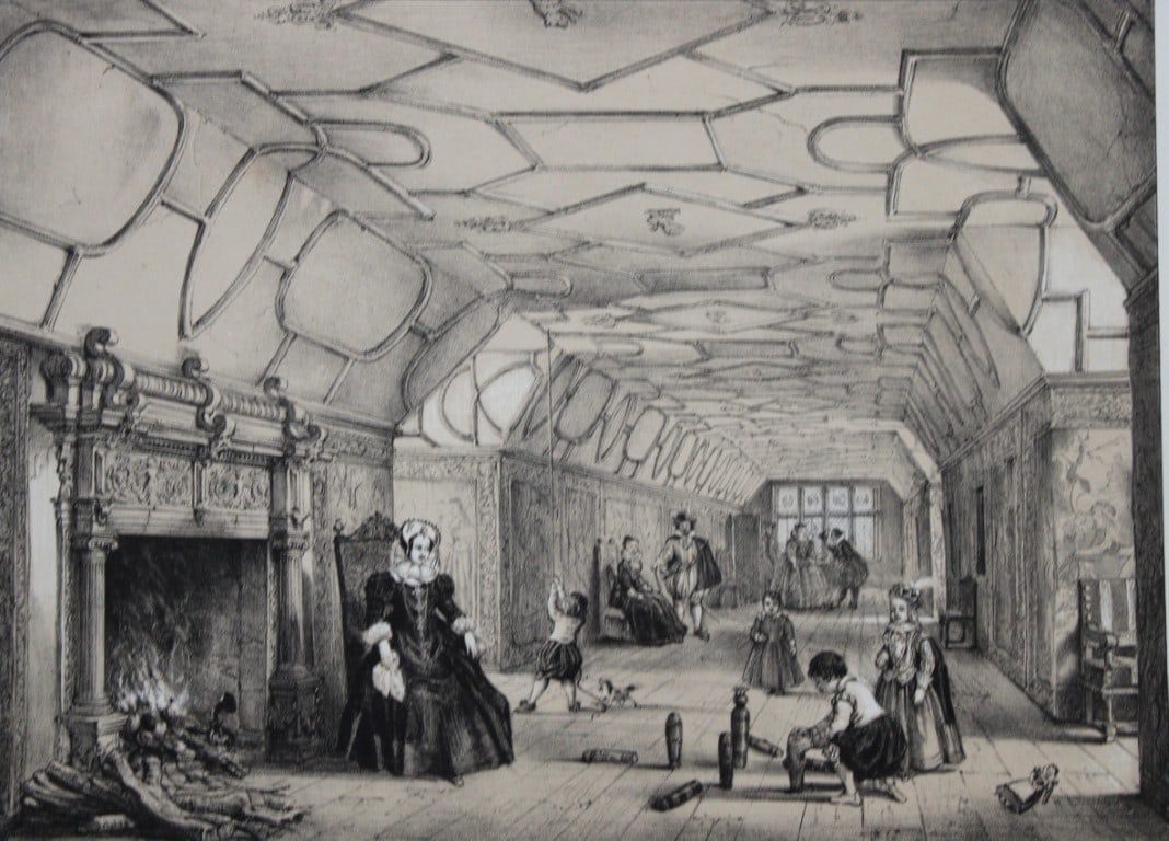 Nash J - Lithograph of Knowle, Kent 1869 (1 of 2)