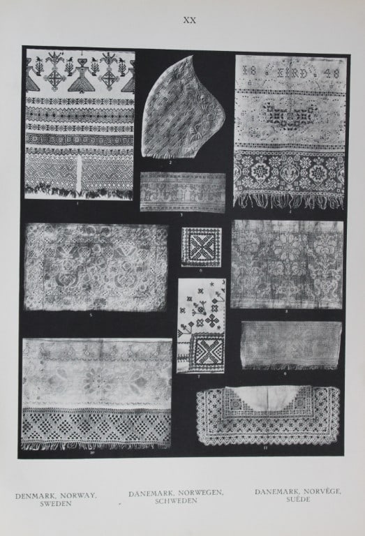 Helmuth Bossert - 4 Nordic Folk Art plates 1924 (1 of 4)