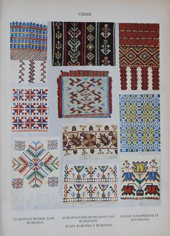 Helmuth Bossert - 4 Russian Folk Art plates 1924 (1 of 4)