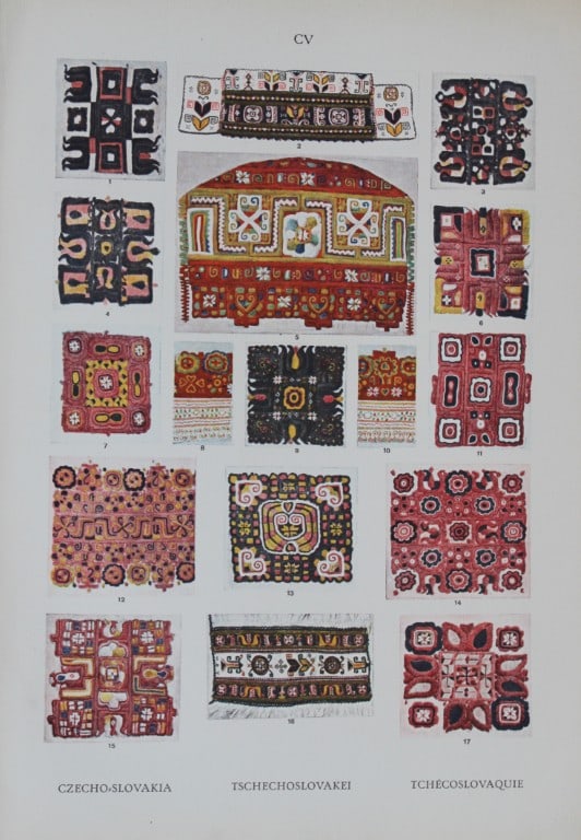 Helmuth Bossert - 4 Czech Folk Art plates 1924 (1 of 4)