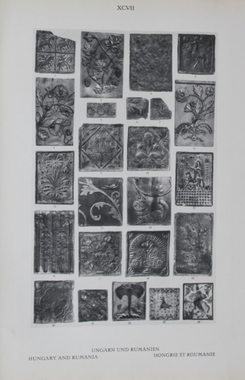 Helmuth Bossert - 4 Eastern European Folk Art plates 1924 (1 of 4)