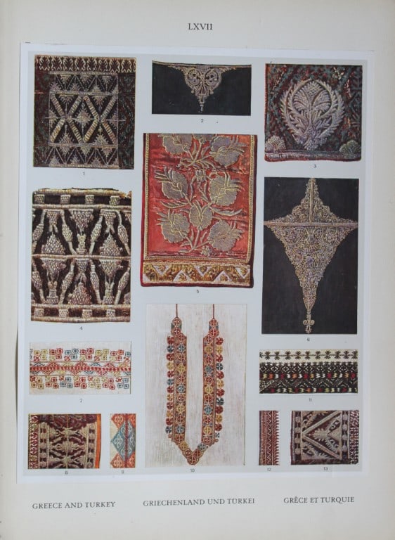 Helmuth Bossert - 4 Greek and Turkish Folk Art plates 1924 (1 of 4)