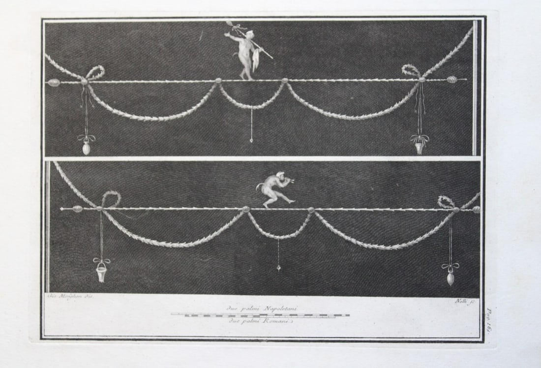 Giovanni Morghen - Antiquities of Herculaneum engraving 1752 (1 of 1)