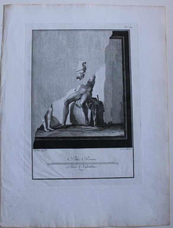 Giovanni Morghen - Antiquities of Herculaneum engraving 1752 (1 of 1)