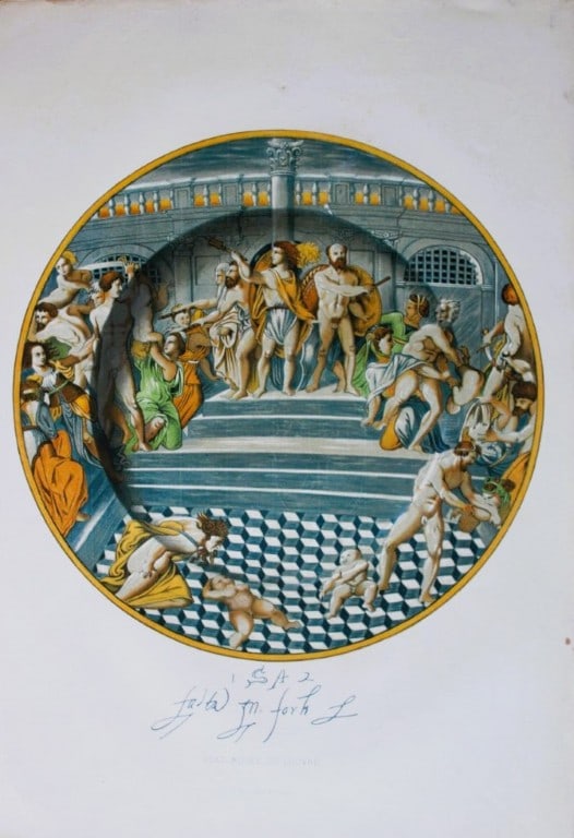 Delange and Bornemann - 76. Plat Musee du Louvre 1869 (1 of 1)