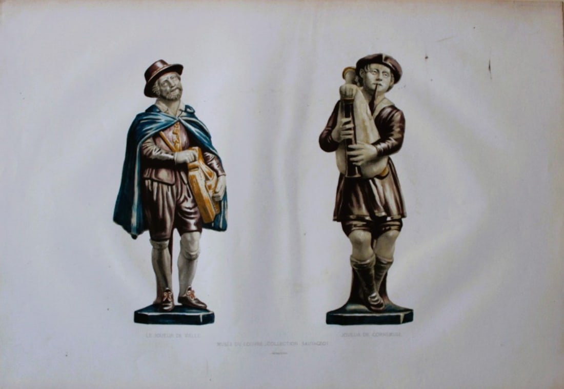 Delange and Bornemann - Le joueur de vielle 1862 (1 of 1)