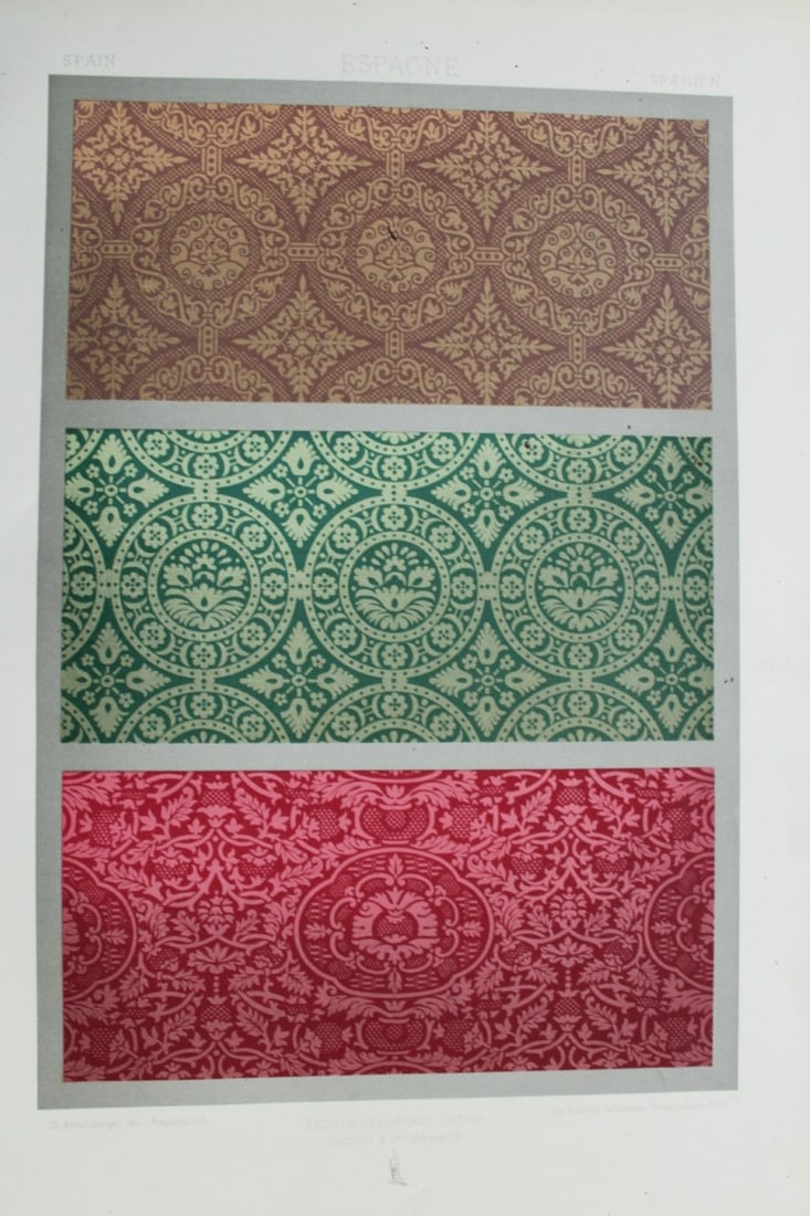 Dupont-Auberville - Chromolithograph of decorative art 1881. (1 of 1)