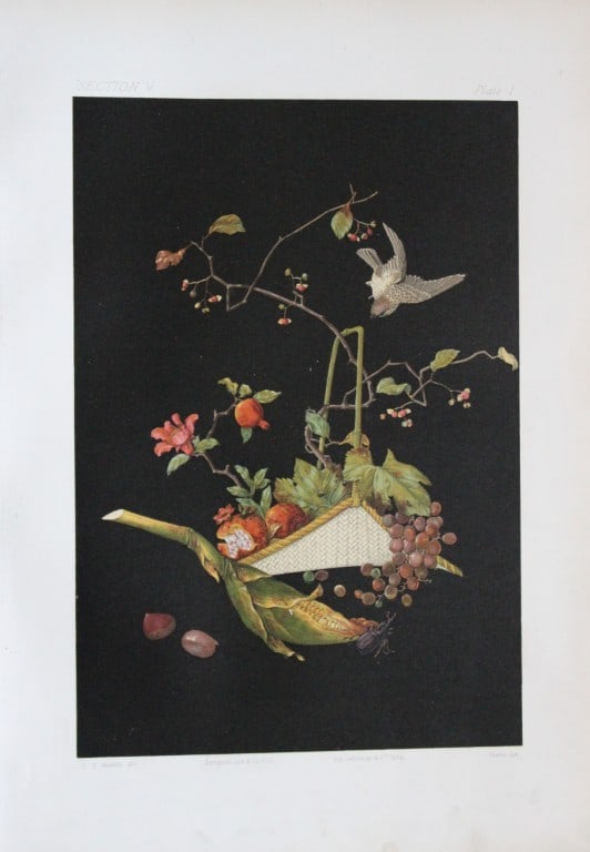 George A Audsley - The Ornamental Arts of Japan 1882: These beautiful chromolithographic prints are from The Ornamental Arts of Japan by George Ashdown Audsley. 1st edition, published by Sampson Low, Marston, Searle, & Rivington, London 1882-4, This gran