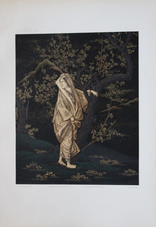 George A Audsley - The Ornamental Arts of Japan 1882: These beautiful chromolithographic prints are from The Ornamental Arts of Japan by George Ashdown Audsley. 1st edition, published by Sampson Low, Marston, Searle, & Rivington, London 1882-4, This gran