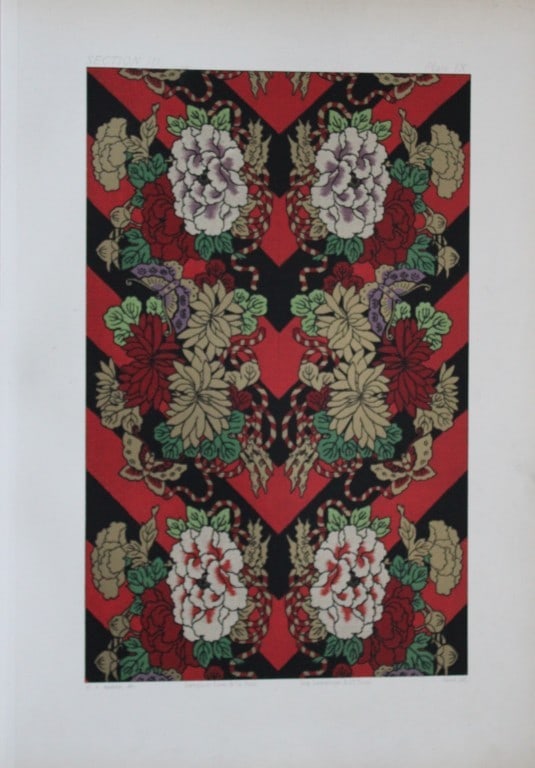 George A Audsley - The Ornamental Arts of Japan 1882: These beautiful chromolithographic prints are from The Ornamental Arts of Japan by George Ashdown Audsley. 1st edition, published by Sampson Low, Marston, Searle, & Rivington, London 1882-4, This gran