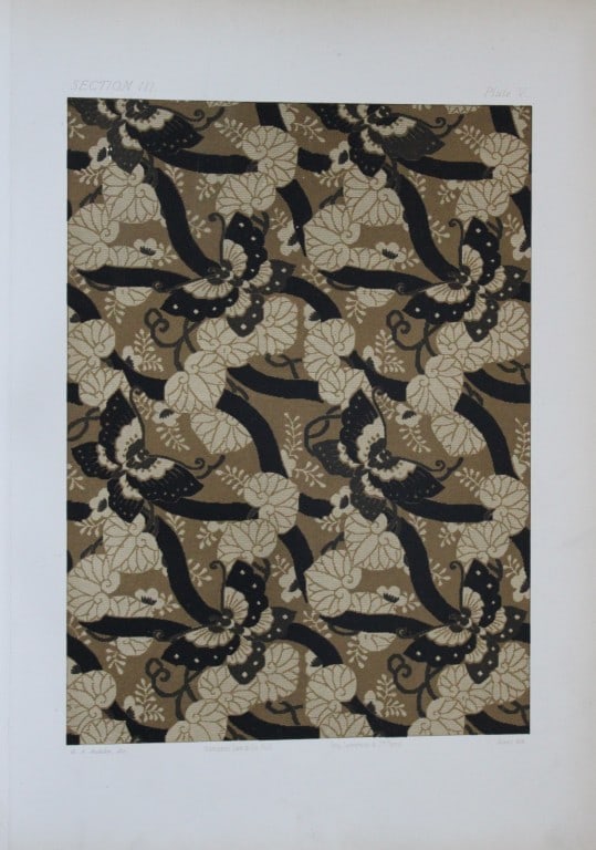 George A Audsley - The Ornamental Arts of Japan 1882: These beautiful chromolithographic prints are from The Ornamental Arts of Japan by George Ashdown Audsley. 1st edition, published by Sampson Low, Marston, Searle, & Rivington, London 1882-4, This gran