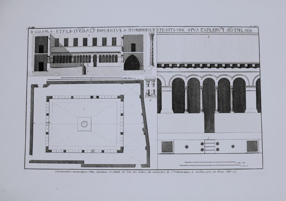 Seroux D'Agincourt - Engraving of monuments in France 1823 (1 of 1)