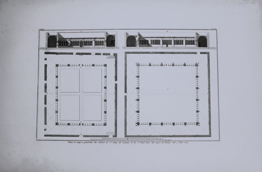 Seroux D'Agincourt - Engraving of monuments in France 1823 (1 of 1)