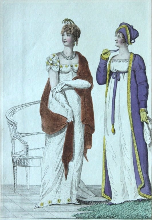 R Ackermann - Hand coloured engraving of La Belle Assemble 1816 (1 of 1)