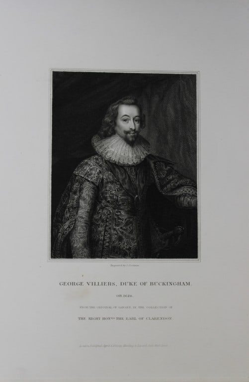 Edward Lodge - George Villiers engraved by J Cochran 1835 (1 of 1)