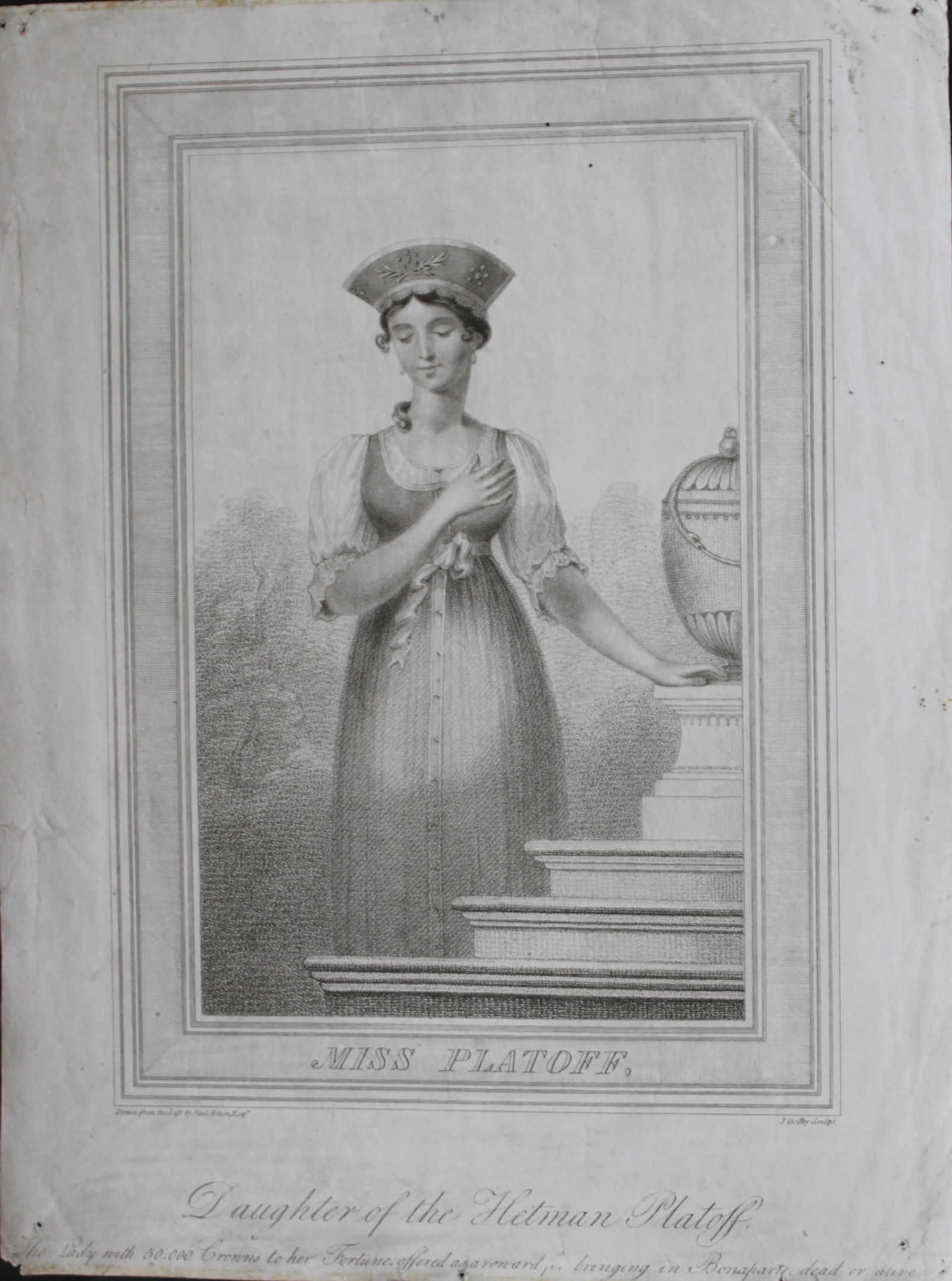 James Godby - Portrait of Miss Platov 1814 (1 of 2)