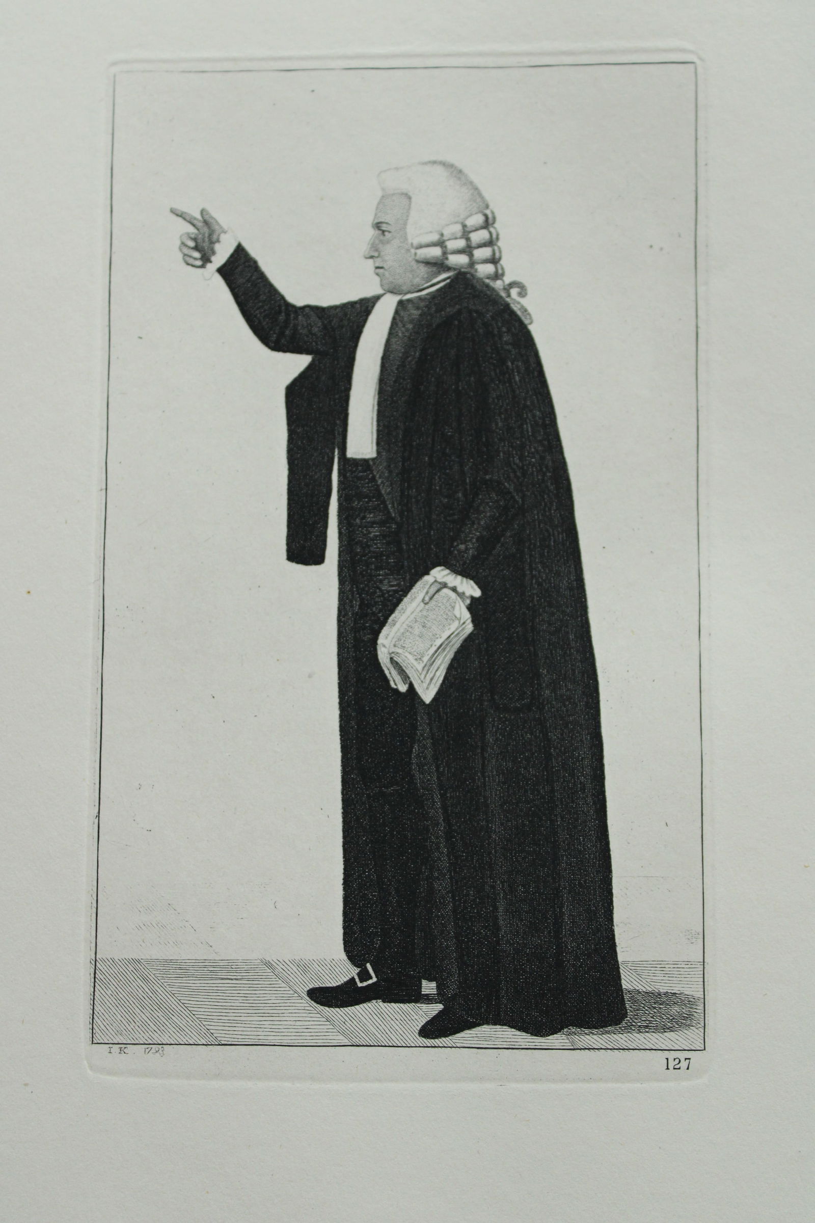 John Kay - 2 etchings of Scottish characters 1877: These engravings are from A Series of Original Portraits and Caricature Etchings by John Kay. Published by Adam and Charles Black, Edinburgh, 1877. These prints feature: 1. Robert Blair, Solicitor-Gen