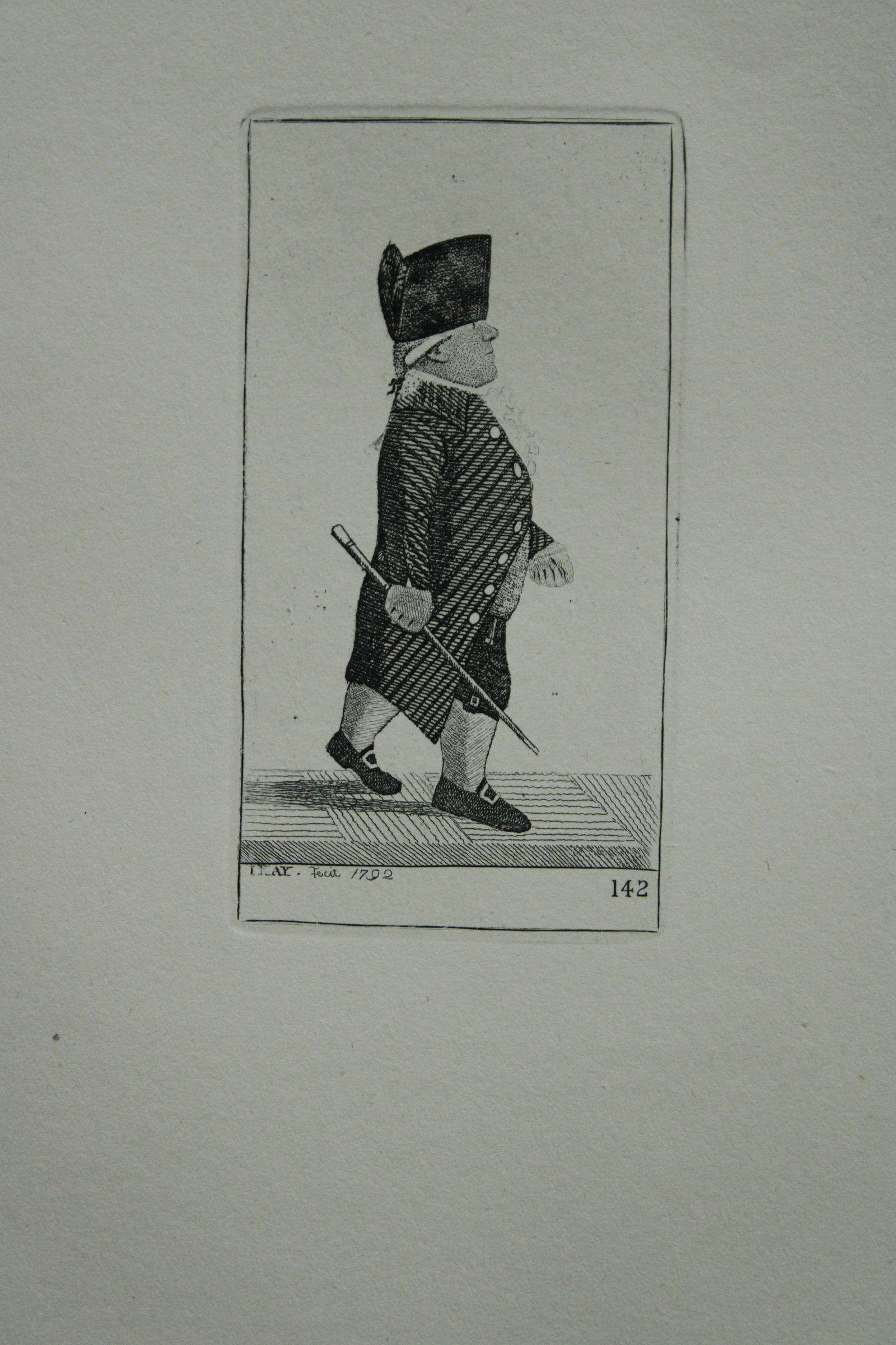 John Kay - 2 etchings of Scottish characters 1877 (1 of 2)