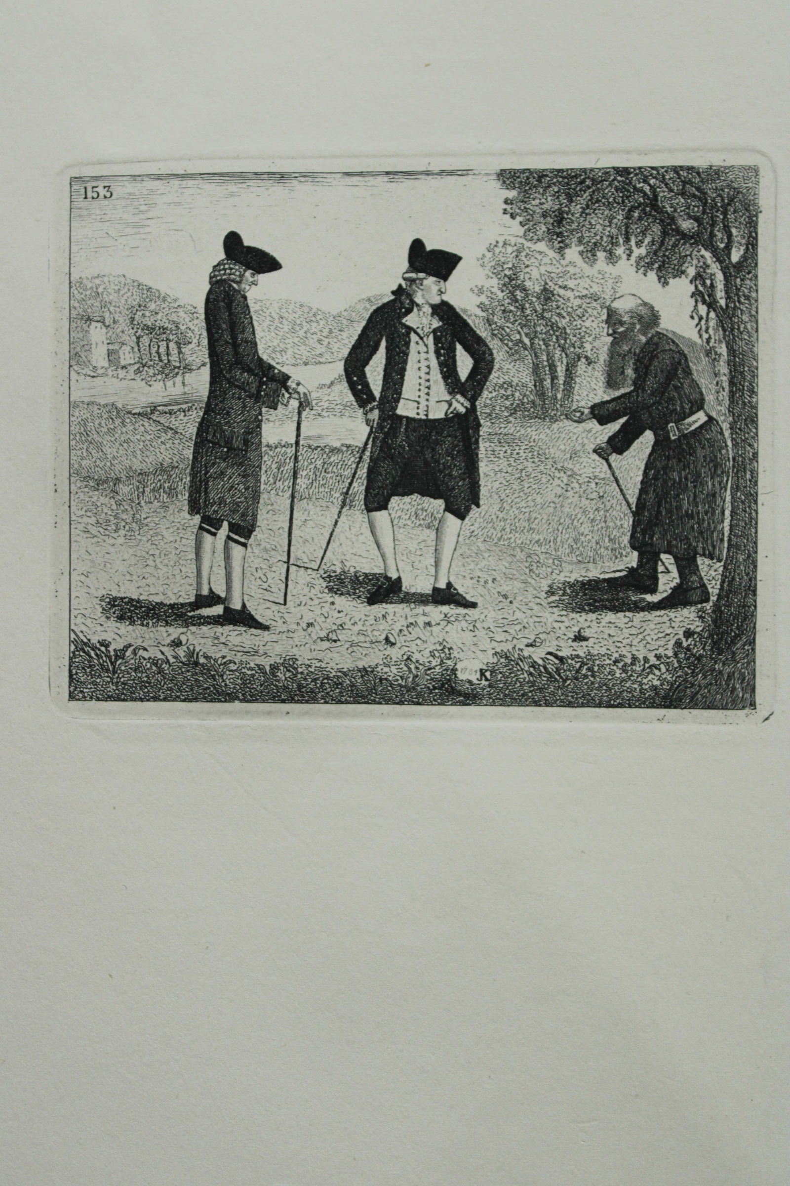 John Kay - 2 etchings of Scottish characters 1877 (1 of 2)